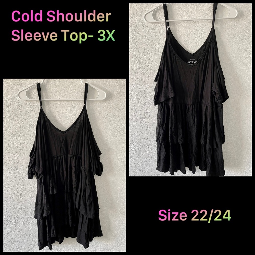 Torrid- Cold Shoulder Sleeve Size- 3X